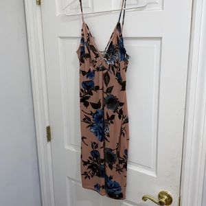 Velvet Floral Dress